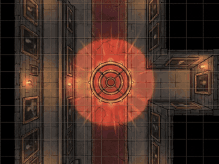 Portrait Gallery animated D&D battle map